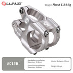 MTB Road Bike Stem CNC Mountain Bicycle Bridge Short Power 31.8mm High Strength Climbing Riser
