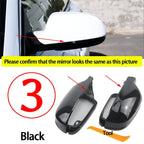 for Audi A3 A4 A5 A6 A8 Q3 SQ3 S4 S5 S6 S8 RS3 RS4 RS5 B8 B8.5 8P Carbon Fiber Look Black Mirror Cover Rearview Side Mirror Cap