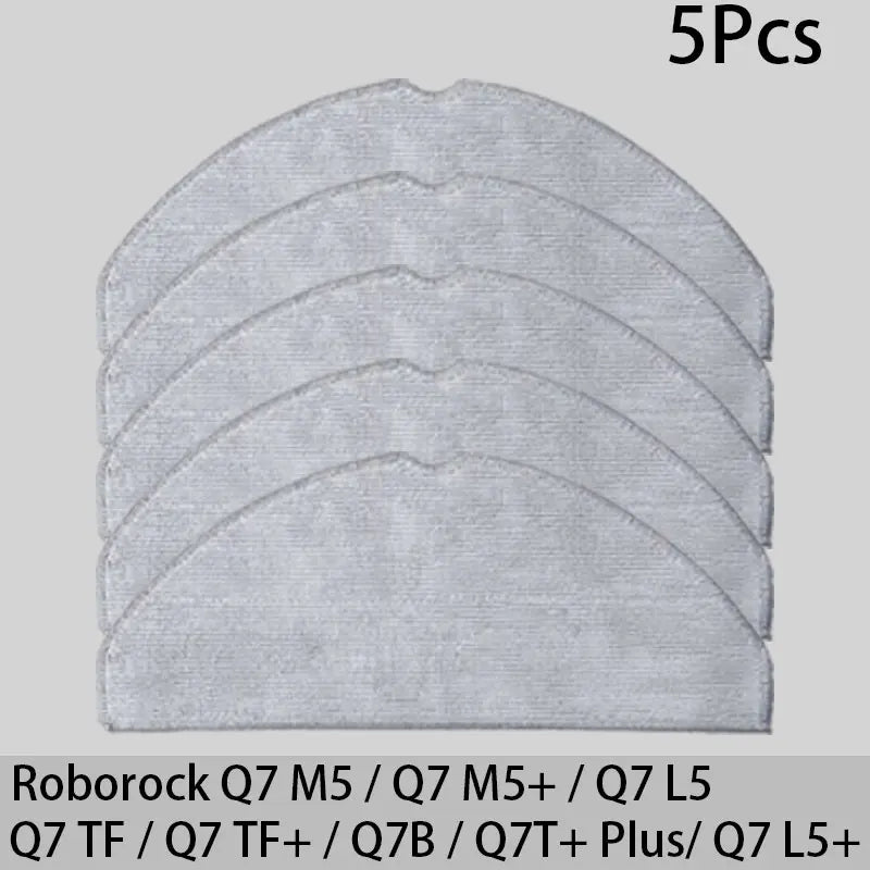 Roborock Q7 M5 / Q7 M5+ / Q7 L5 / Q7 L5+ / Q7 TF / Q7 TF+ / Q7B / Q7T+ Plus Parts Main Brush Filter Mop Cloth Dust Bag