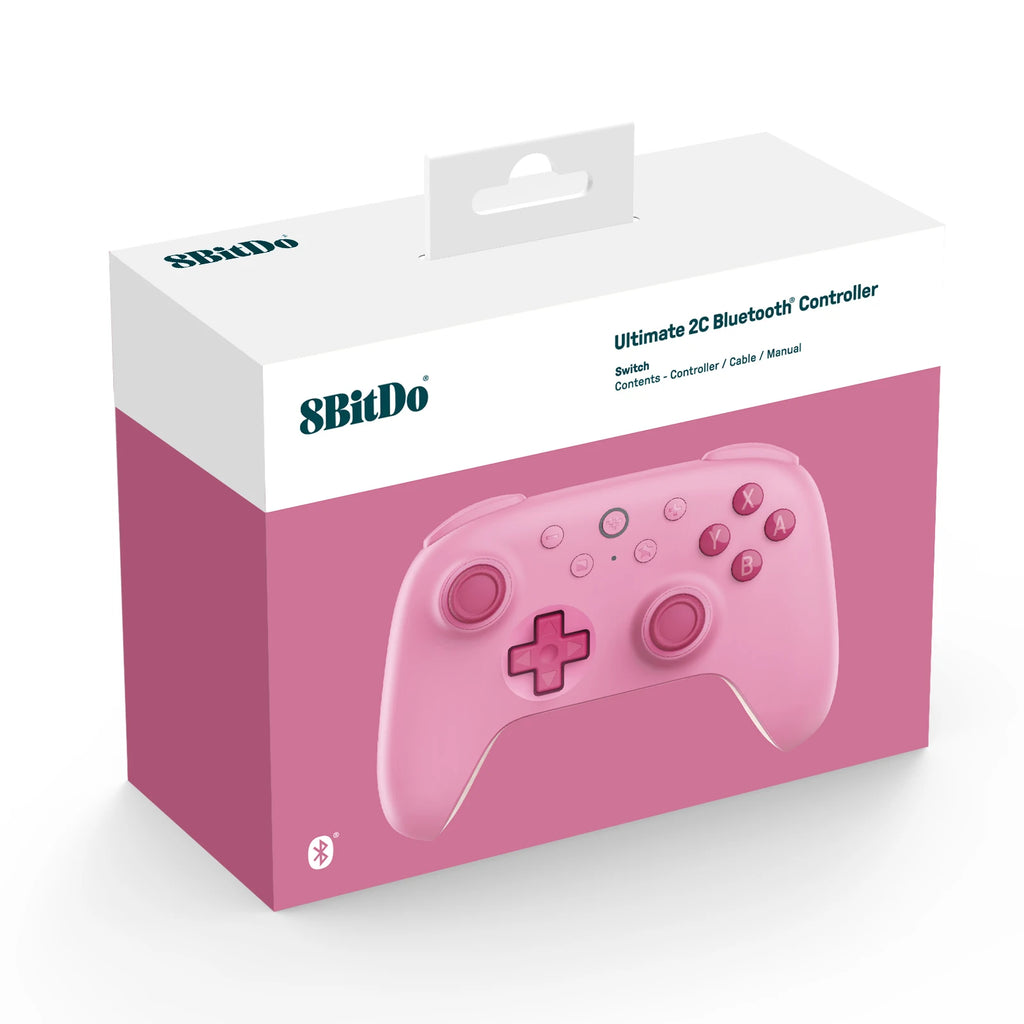 8BitDo New Ultimate 2C Bluetooth Controller With Hall Joystick for Nintendo Switch 2 Lite OLED Gamepad Accessories