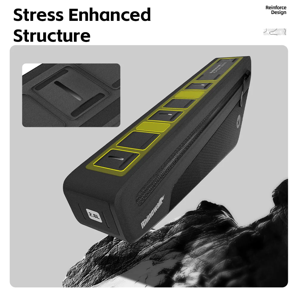 Rhinowalk Bicycle Triangle Bag Waterproof Bike Down Tube Front Frame Bag Cycling Luggage Storage Bag For MTB Road Gravel Bike