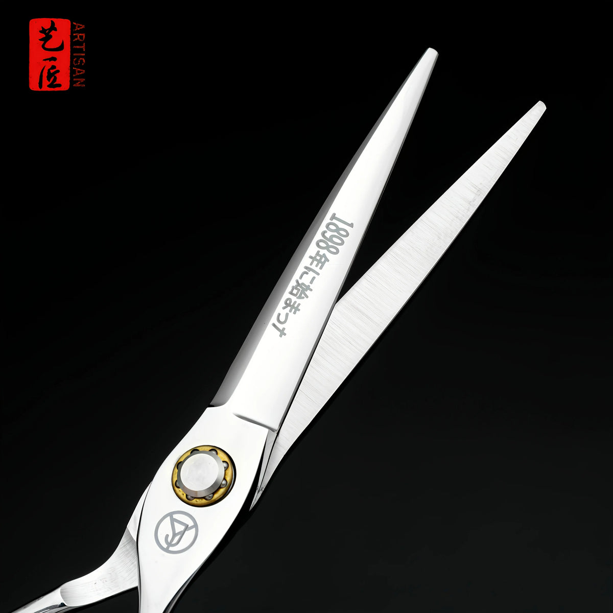 40C Steel Professional Hairdressing Scissors - Advanced craftsmanship, nano-level sharpness, hand-polished bearings, sharp and d