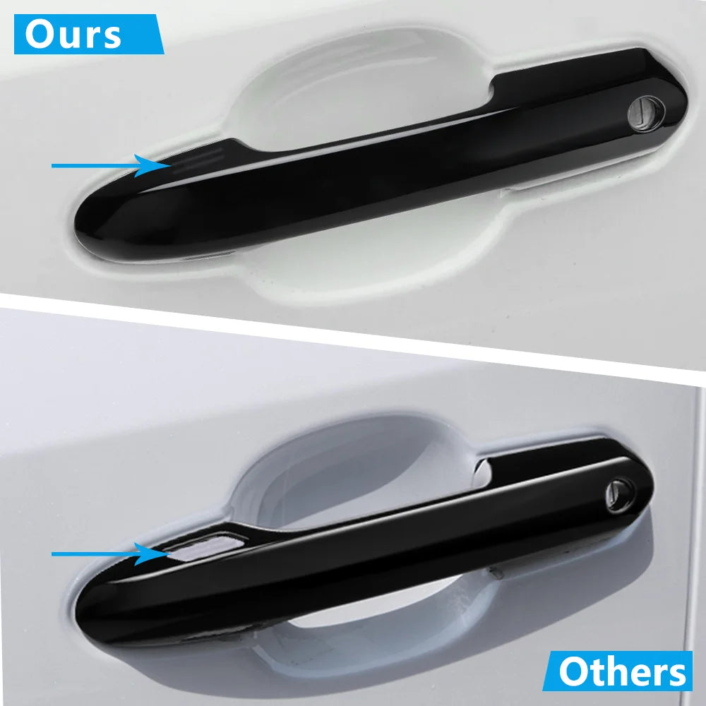 Car Door Handle Trim Covers for Toyota Highlander 2020-2025 Car Door Handle Protectors For Toyota Rav4 2019-2025 No Adhesive