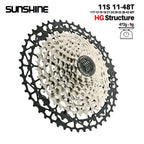 SUNSHINE MTB cassette freewheel HG sprocket carbon steel 10/11/12/13 speed 11T-40T to 11T-52T