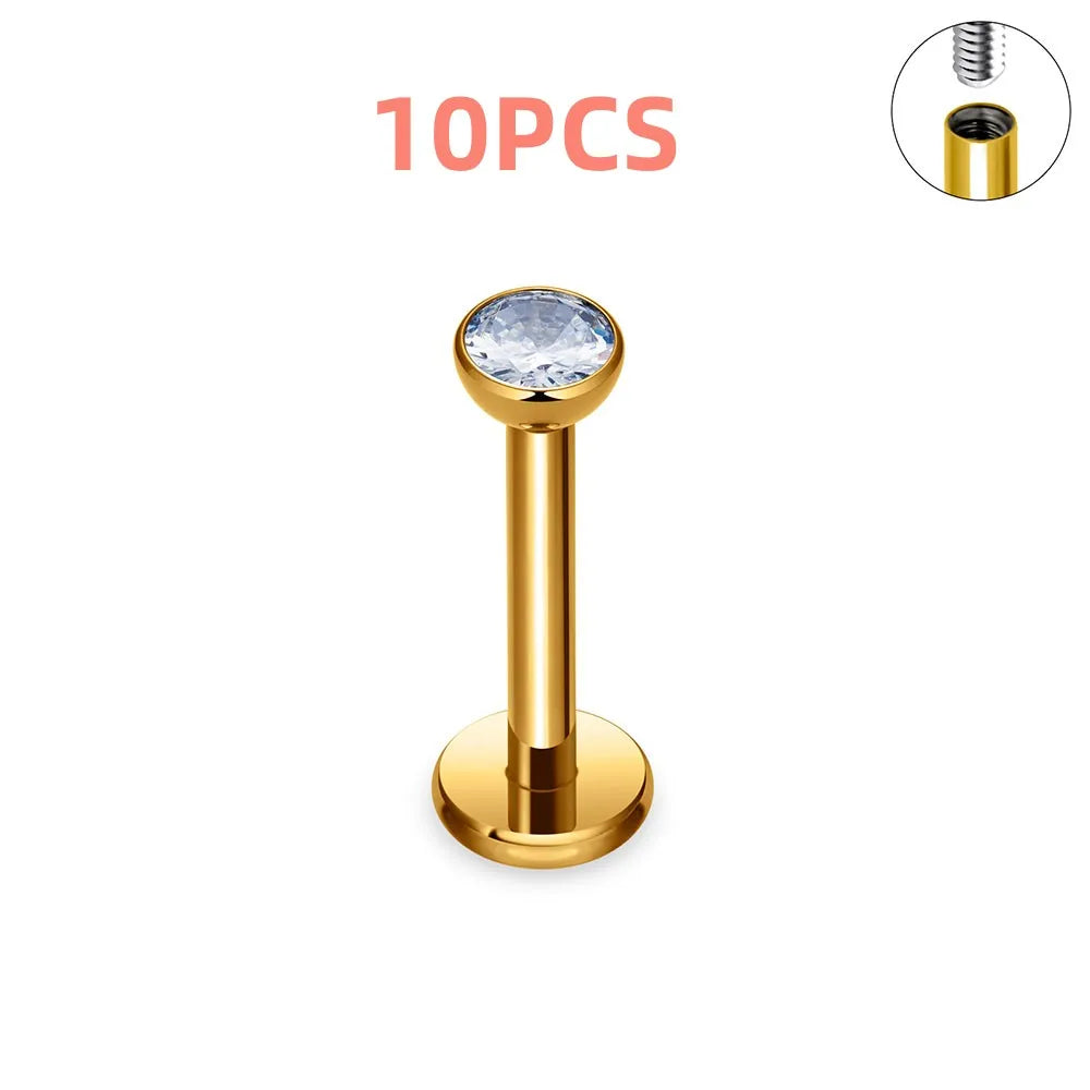 Gold 10PCS / 1.2x6x2mm
