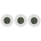 Mini Digital Hygrometer Thermometer LCD Indoor Humidity Temperature Gauge, Black 3pcs