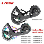 Bike Bicycle Ceramic Bearing Carbon Fiber Jockey Pulley Wheel Set Rear Derailleurs Guide Wheel 11 Speed 34T Ultegra DURA ACE