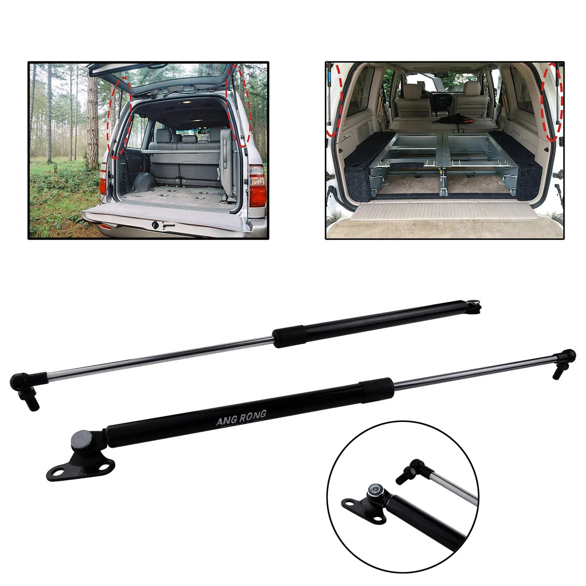Rear Tailgate Boot Gas Struts For Lexus LX470 Toyota Land Cruiser Amazon J100