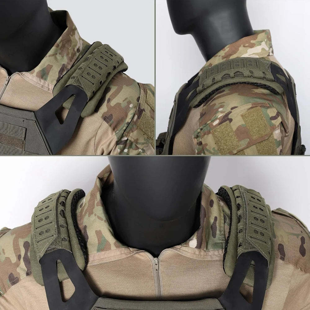 2 Pack Shoulder Strap Pads for Vest Carrier Tactical Vest Shoulder Pads Backpack Strap Pads