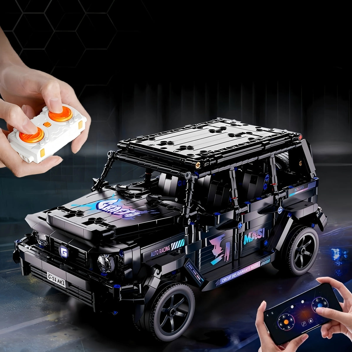 Building blocks Car model sports racing techniques, car bricks, toys, gifts for children and adults, 1:14