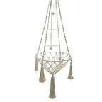 Winter Pet Hammock Cat Swing Hand Woven Cotton Rope Cats Hanging Basket  Kitten Hanging String Den Indoor Pend Nest Pet Supplies