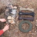 kindling 550 33-100FT 11-core paracord 4mm outdoor Camping Survival tool fit PE fire rope fishing cotton line Parachute Hiking