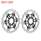 2PC BUCKLOS Bicycle Disc Brake 160/180/203 Bike Floating Rotors Stainless Steel Mountain Bike Brake Rotor Mtb Rotors Part 1PC