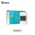 SONOFF POWCT 100A Max WiFi POW Ring Smart Power Meter Split CT Sensor ESP32Chip Energy Monitor Smart Life via Alexa Google IFTTT