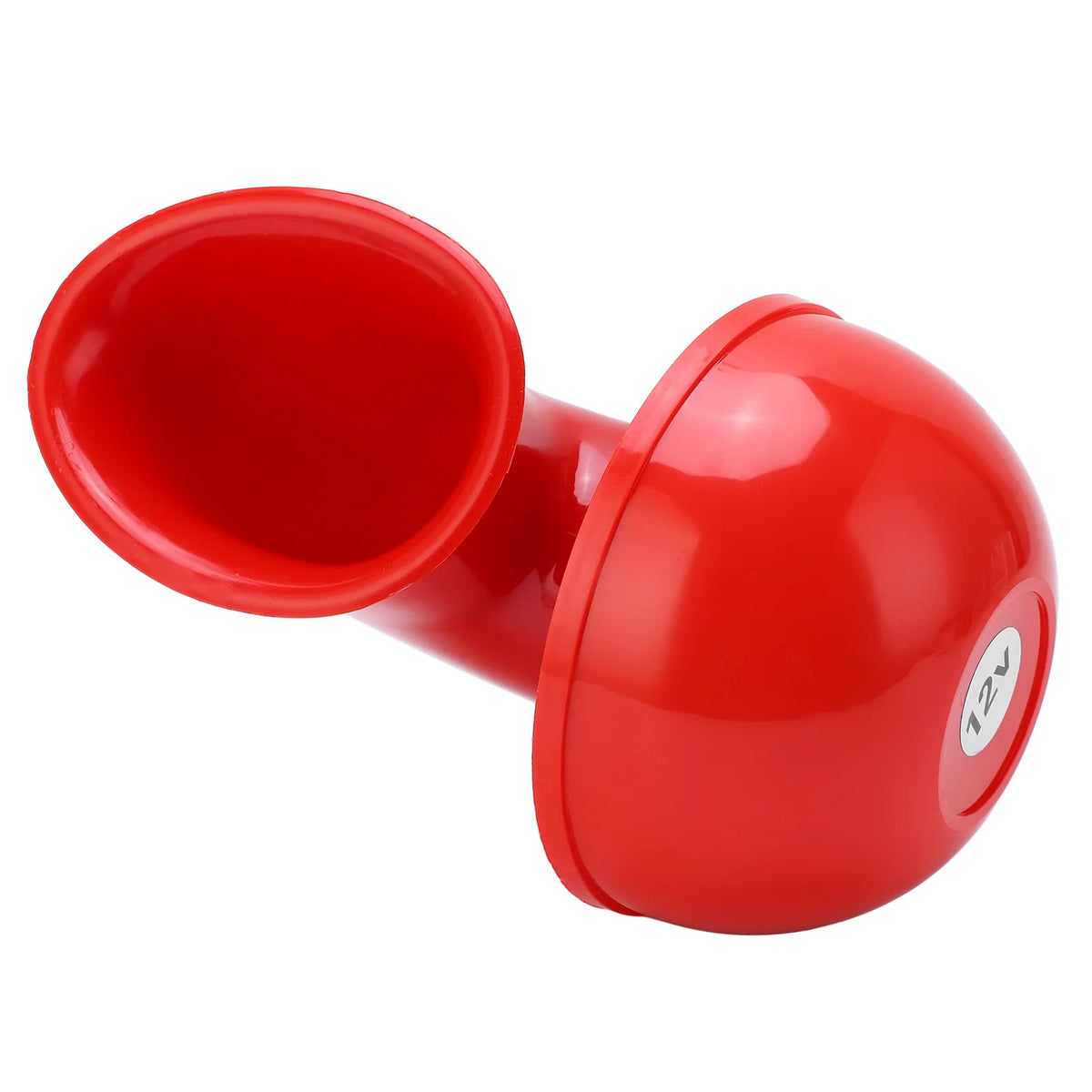 Car Horn 150db Red Air Horn Electric  Horn Cow Sound Metal Horn for Truck Train Boat Motorcycle Car Cow Sound Horn