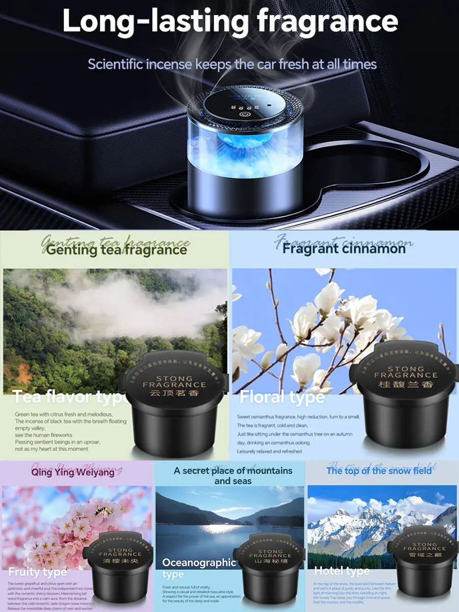 Refill Fragrance for Car Air Freshener Diffuser Accessory Dedicated Supplement Liquid Essential Oil Perfume Specified