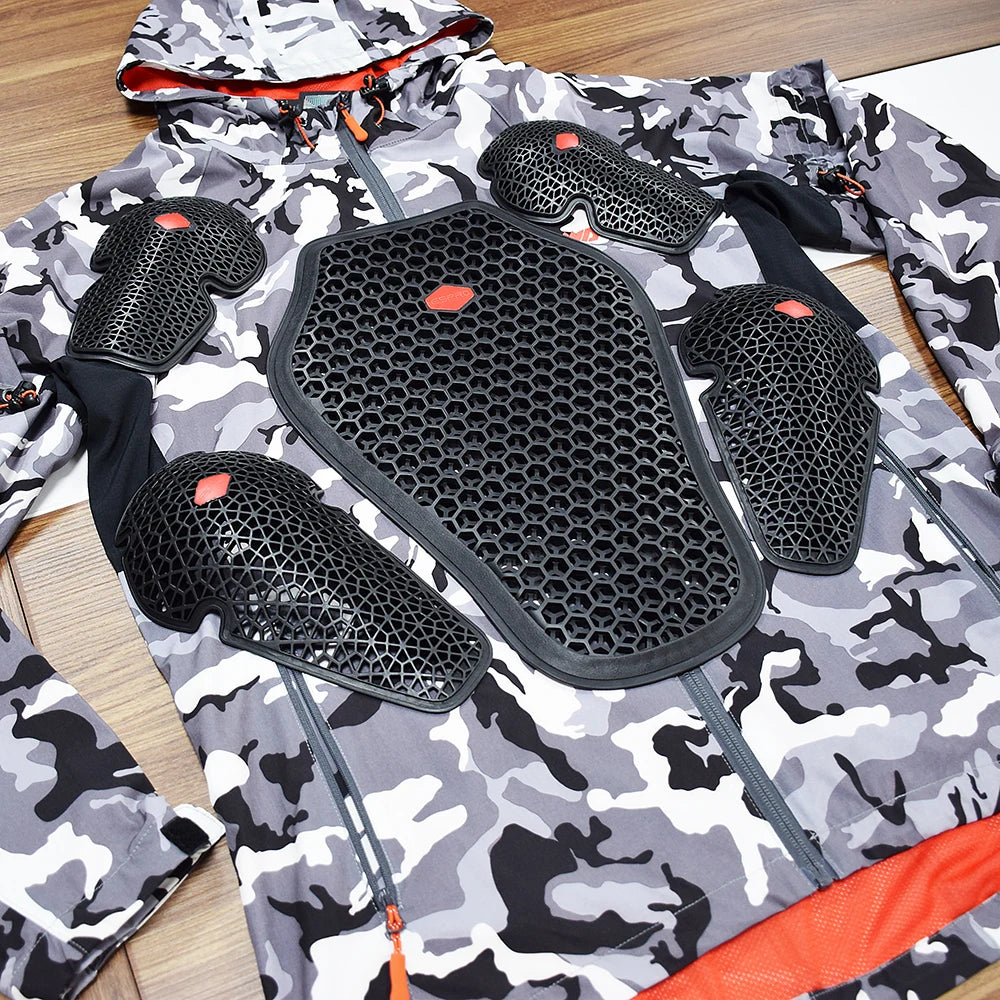 Motorcycle Armor CE certified Jacket Insert Back Protector Thicken High elasticity Rider Armor Back Spine Protective Pad