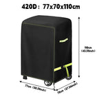 420D  Outdoor BBQ Cover,Marine Barbecue Stove Protective Hood,Lightweight And Portable,Dust BBQcover,Waterproof Barbecue Hood