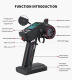 Hot RC CT-8A 2.4G 8-Channel Radio System Remote Control Transmitter With F-08A Receiver For Climbing Drift Vehicle RC CAR TANK