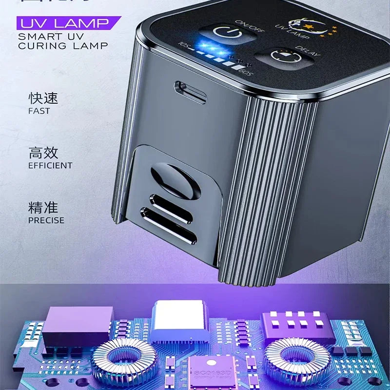 With battery