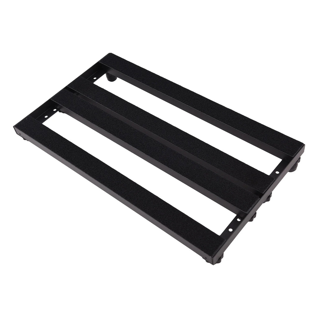 Guitar Pedal Board Aluminum Alloy Effect Pedalboard Compartment Storage Power Cord Portable Easy Assemble Pedal Board for Guitar