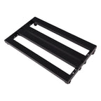 Guitar Pedal Board Aluminum Alloy Effect Pedalboard Compartment Storage Power Cord Portable Easy Assemble Pedal Board for Guitar