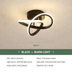 Black / Tricolor light