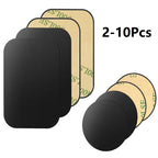 2-10Pcs 40X40mm 45x65mm Black Anti-scratch Metal Plate Disk Iron Sheet for Magnet Mobile Phone Holder