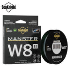 SeaKnight Brand W8 II 300M PE Fishing Line 8 Weaves Multifilament Braided Line Updated silicon resin coating Saltwater Fishing