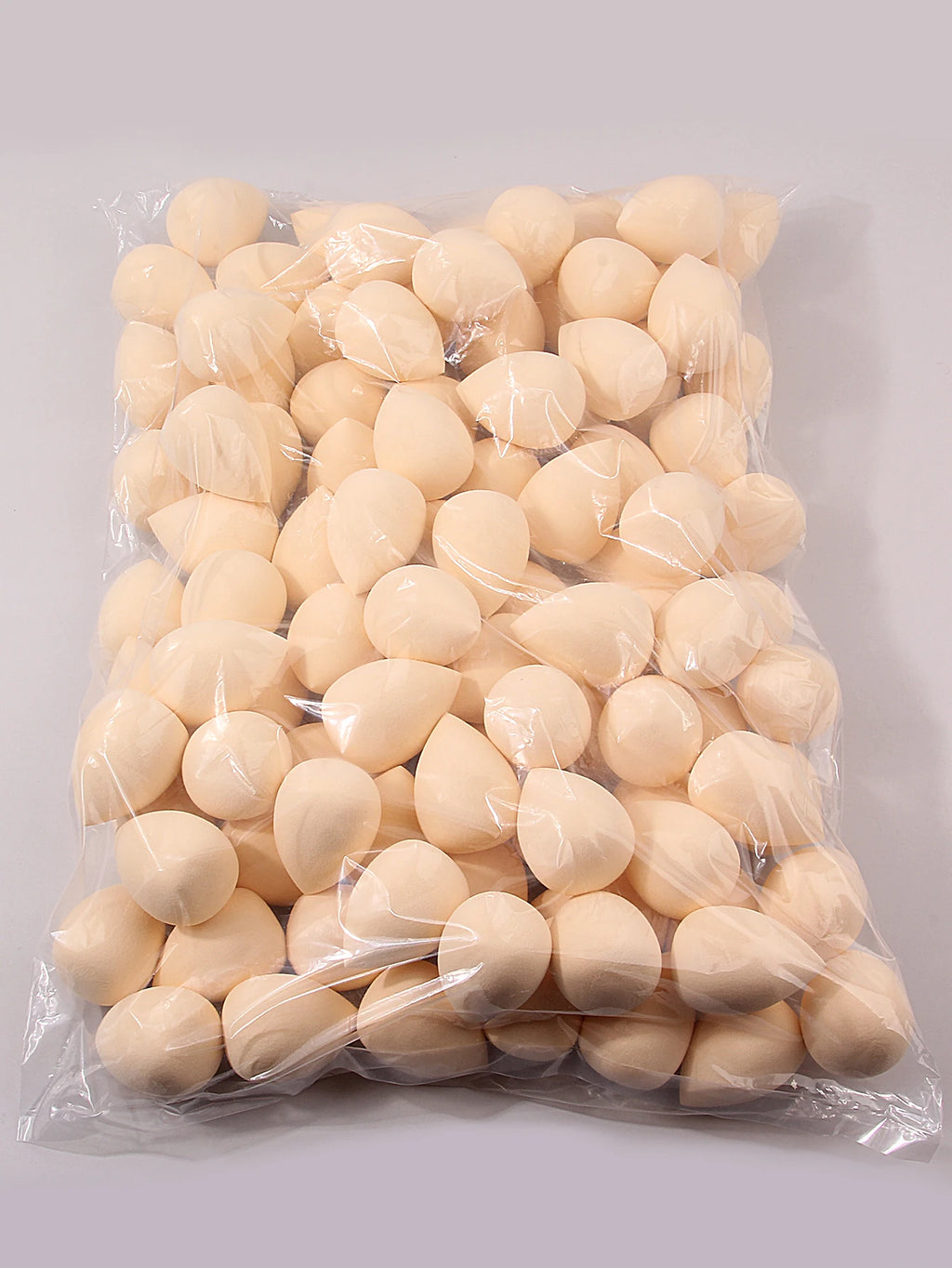100PCS large makeup sponge, suitable for face cream and powder concealer, loose powder makeup applicator