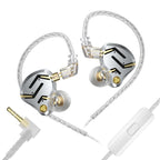 KZ ZS12 PRO 2 1DD+5BA  Flagship-Grade Super Linear Hybrid Wired Headphones 3.5mm/typec Detachable Cable HIFI Gaming Headest
