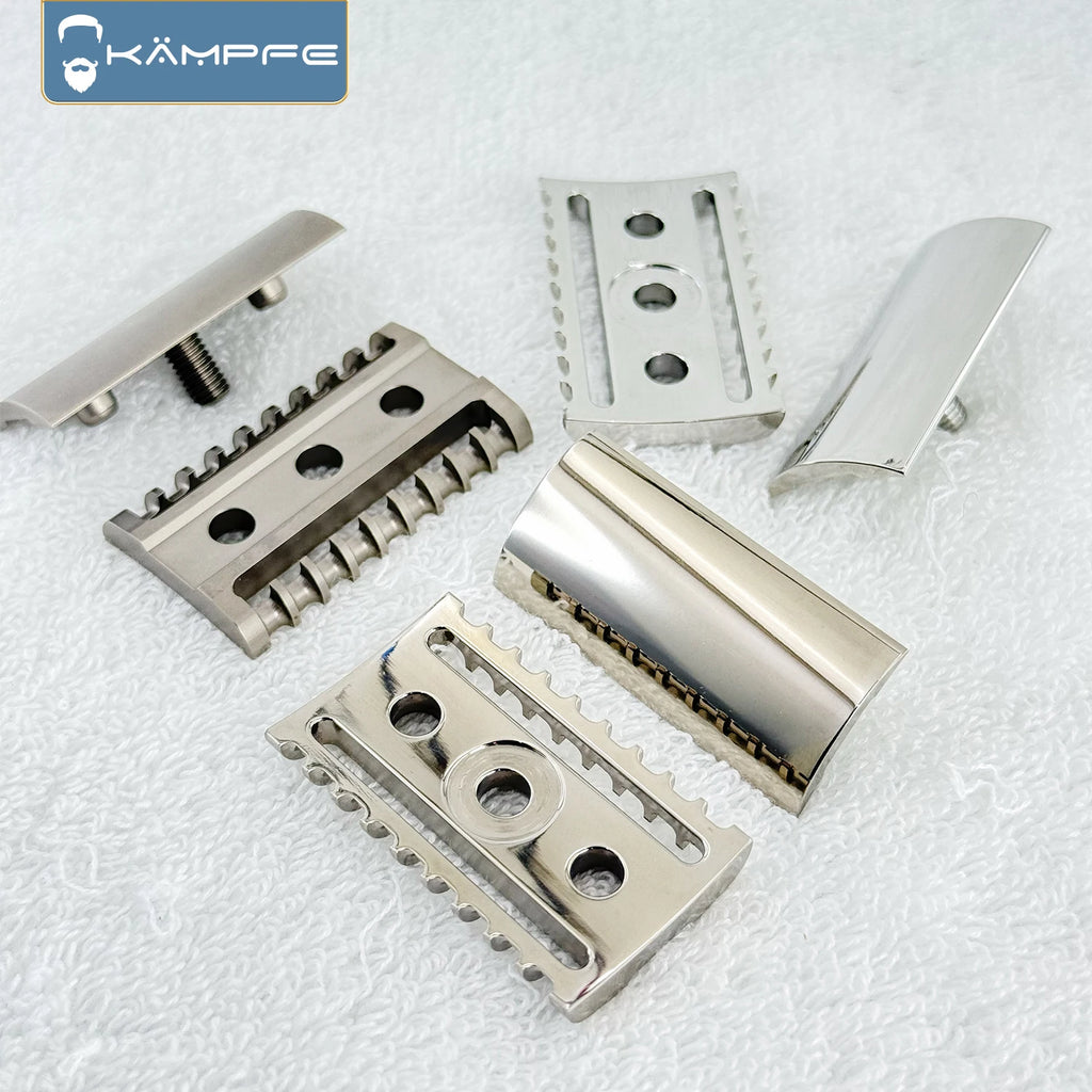 KAMPFE Titanium Alloy Safety Shaver Head CNC Milling Men's Razor Gift