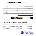 PURELURE SHARPEN Soft Lure Long Spinning and Casting XF/MF Action Rods FUJI Components Bass Pike Rod Fishing Rod Spinning Reel