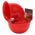 Car Horn 150db Red Air Horn Electric  Horn Cow Sound Metal Horn for Truck Train Boat Motorcycle Car Cow Sound Horn