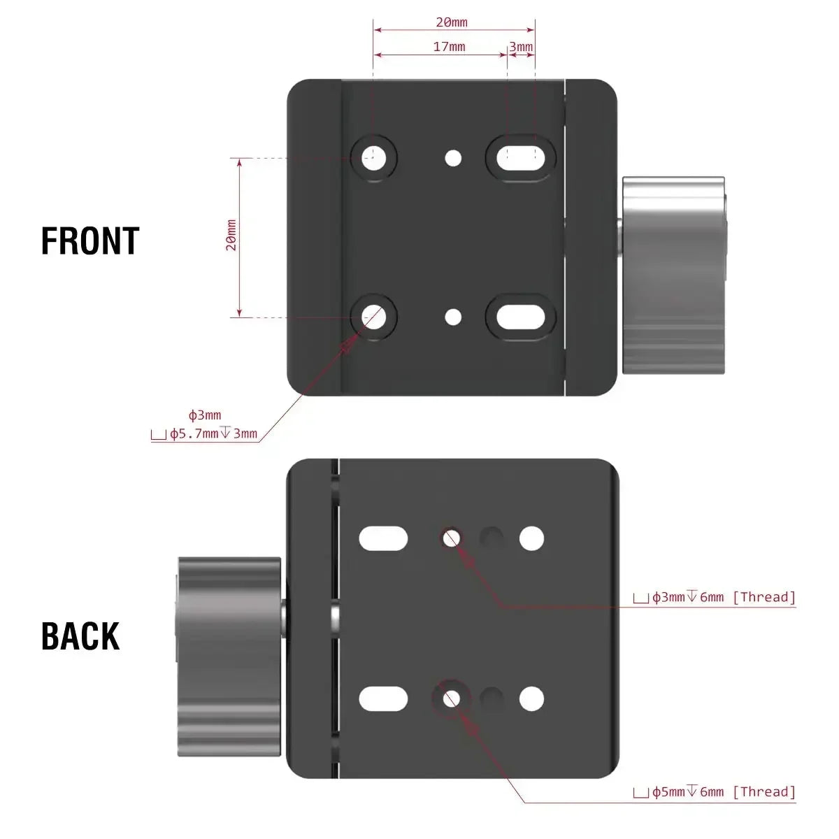 NEJE Official Laser Module Holder / Z-Axis Adjuster / Focus Adjuster Tool for NEJE 5, NEJE Max 4 and NEJE Max 5C