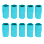 10PCS Elastic Sports Finger Sleeves Arthritis Support Finger Guard Outdoor Gym Basketball Volleyball Finger Protection Corrector