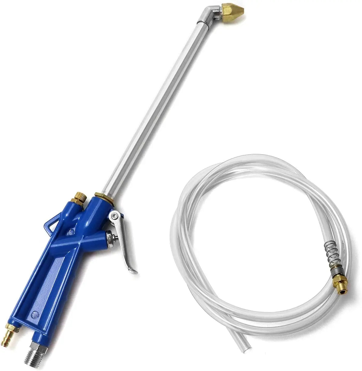 Air Blowing Gun Pneumatic Engine Cleaning Gun with 4-foot Hose Degreaser Spray Tool Kit Siphon Spray Gun for Car Cleaning