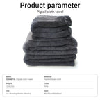 Car Wash Towel 1200GSM Double Sided Towel Car Detailing Twisted Braid Cloth Super Absorbent Rag for Car Home Washing Accessories