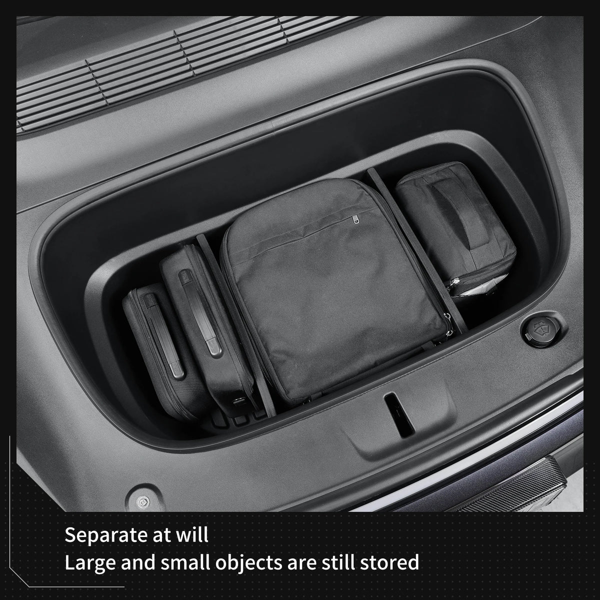 for Tesla Model Y Launch 2025 2026 Juniper Car Front Trunk Interval Combination Partition Front Spare Box Organizer Accessories