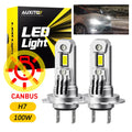 2Pcs Q16 H7 LED Canbus 100W High Power For Peugeot 308 Renault Clio VW Golf 6500K 12V Spotlight Head Hi/Lo Beam Ampoule H7 Turbo