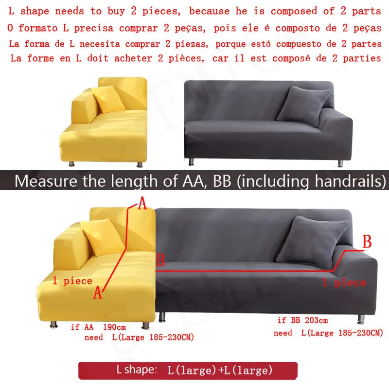 2026 new decoration sofa Couch Cover stretch Corner Sofa Covers L Shaped Sofa Slip Cover Protector Bench Cover thin fabric