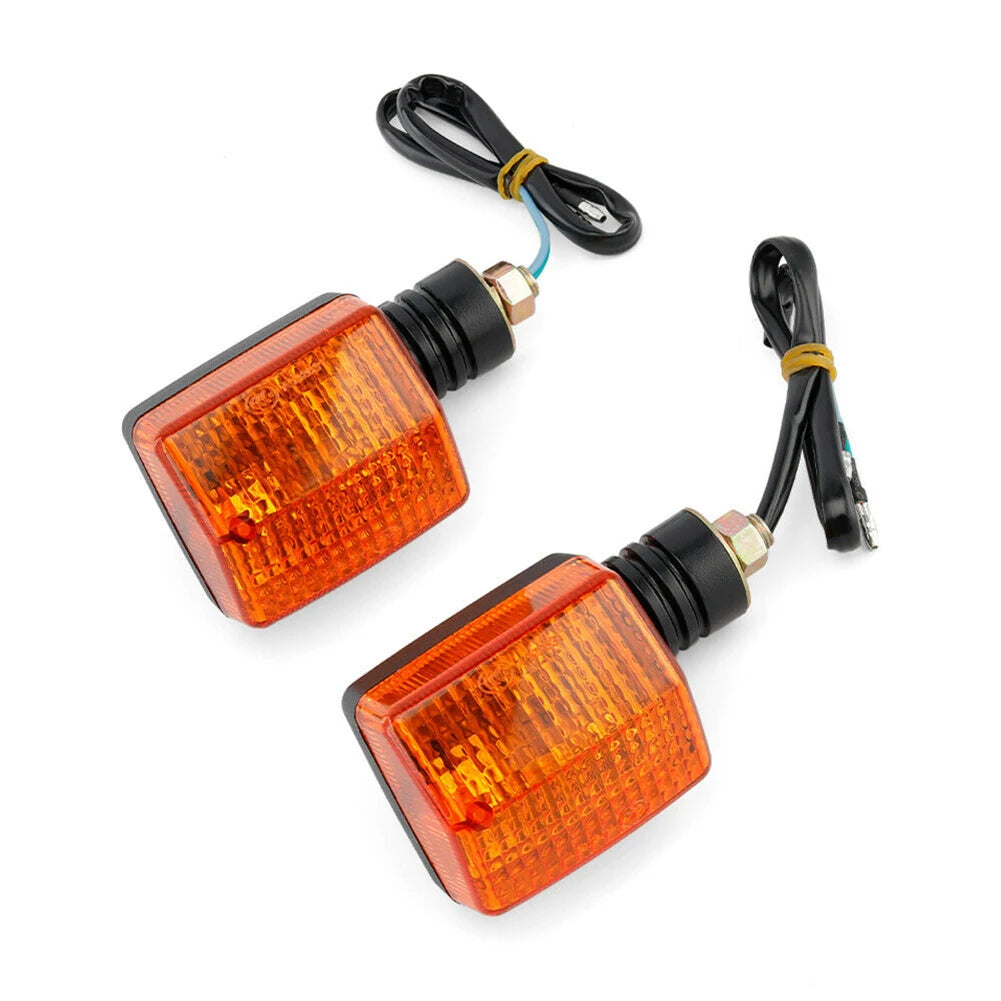 2x Lights For Honda CB 250 350 400 500 650 900 Shadow 750 Amber Motorcycle Signal Indicator Lamp Accessories