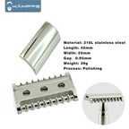 KAMPFE Titanium Alloy Safety Shaver Head CNC Milling Men's Razor Gift