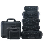 1 waterproof hard hand-held toolbox bag with pre cut sponge storage box, impact resistant unmanned driving chassis