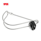 Boat Lifebuoy Ring Horseshoe Bracket Marine Hardware Boat Life Buoy Holder Adjustable Swimming Ring Brackets Rustproof for Yacht