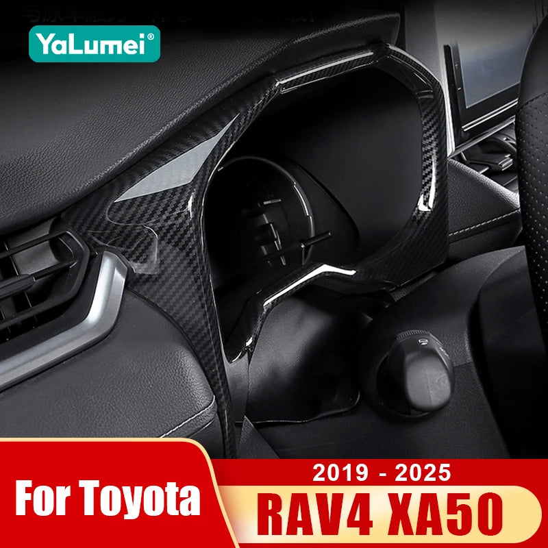 For Toyota RAV4 XA50 2019 2020 2021 2022 2023 2024 RAV 4 Hybrid Car Dashboard Display Meter Speedometer Gauge Cover Accessories