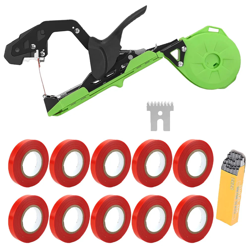 Tomato Binding Machine - New Gardening Tool for Seedling Vine Binding Vegetable Tapener Tapes for Home Garden Branch Tying