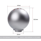 New Gear Shift Knob 5/6 Speed Matte Ball Shape for Honda Civic FD2 FN2 EP3 TYPE R DC2 DC5 Fit City Shifter Knob M10x1.5