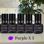 5pcs UV GLUE Adhesive For Eyelash Extensions Gel 1S Fast Drying Strong False Lash Extension Glue Long Lasting UV Eyelash Glue