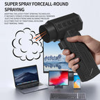 880000RPM Turbo Fan Jet Powerful Air Blower 10000mAh 600g Thrust 70m/s Wind Brushless Duster, vacuum leaf Removal Dryer for car